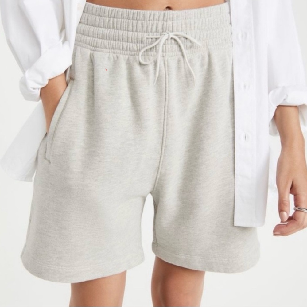 Agolde Light Gray Athletic Shorts